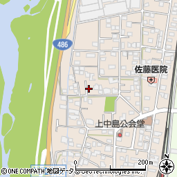 岡山県総社市清音上中島66周辺の地図