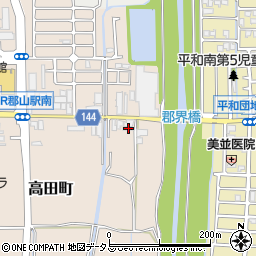 奈良県大和郡山市高田町277周辺の地図