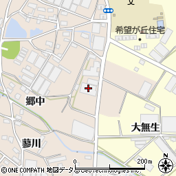 愛知県田原市西神戸町岡230周辺の地図