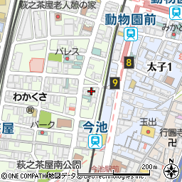 ホテル大阪周辺の地図