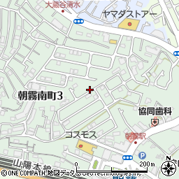 兵庫県明石市朝霧南町周辺の地図