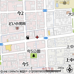 風風ラーメン 岡山北店周辺の地図