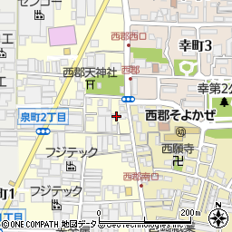 大阪府八尾市泉町2丁目22周辺の地図