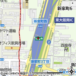 西日本高速道路株式会社関西支社八尾料金所周辺の地図