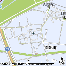 三重県松阪市舞出町261周辺の地図