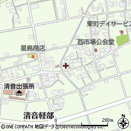 岡山県総社市清音軽部323周辺の地図