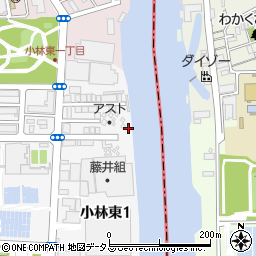 アスト株式会社　小林ターミナル周辺の地図