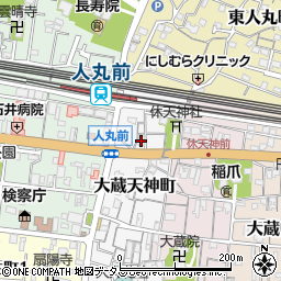 日新信用金庫人丸支店周辺の地図