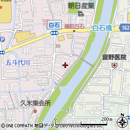 岡山県岡山市北区久米406周辺の地図