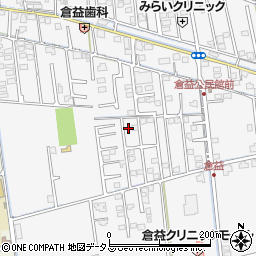 岡山県岡山市中区倉益131-23周辺の地図