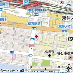 関西ブライダル　明石店ベルノース周辺の地図