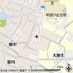 愛知県田原市西神戸町岡225周辺の地図