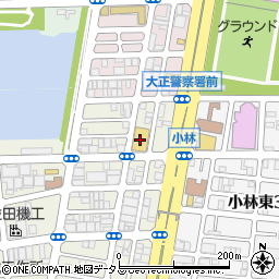 業務スーパー大正けいさつ前店周辺の地図