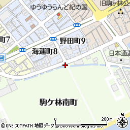 兵庫県神戸市長田区駒ケ林南町1-52周辺の地図