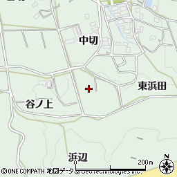 愛知県田原市六連町東浜田周辺の地図