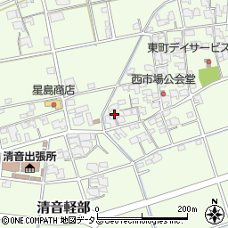 岡山県総社市清音軽部318周辺の地図