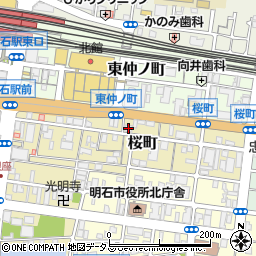 サクラマチ・サイクル　明石駅前店周辺の地図