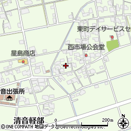 岡山県総社市清音軽部316周辺の地図