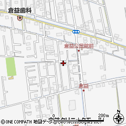 岡山県岡山市中区倉益129-3周辺の地図