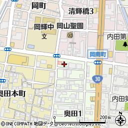 エスフーズ株式会社　岡山営業所周辺の地図
