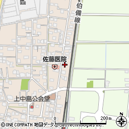岡山県総社市清音上中島167-4周辺の地図
