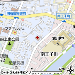 衣川コミュニティセンター周辺の地図