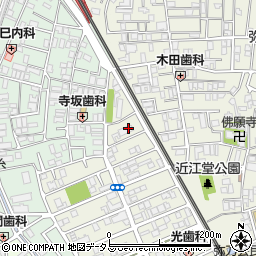 大阪府東大阪市源氏ケ丘2周辺の地図