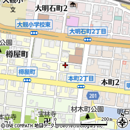 福井畳店周辺の地図