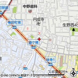 大阪府ビリヤード組合周辺の地図