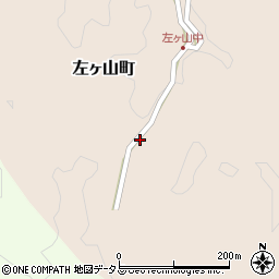 島根県益田市左ヶ山町233周辺の地図
