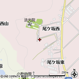愛知県田原市野田町尾ケ坂西60周辺の地図