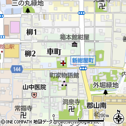 奈良県大和郡山市車町5周辺の地図