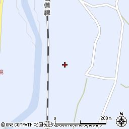 広島県安芸高田市甲田町上小原107周辺の地図