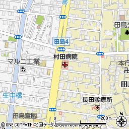 村田病院（穂翔会）周辺の地図