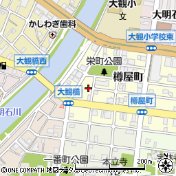 兵庫県明石市樽屋町16-17周辺の地図