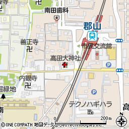 高田大神社周辺の地図