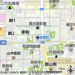 奈良県大和郡山市車町2周辺の地図