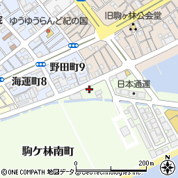 兵庫県神戸市長田区駒ケ林南町1-60周辺の地図