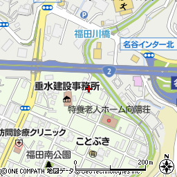 名谷橋周辺の地図