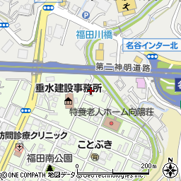 名谷橋周辺の地図