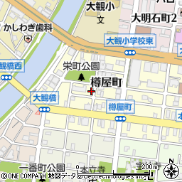 兵庫県明石市樽屋町18-2周辺の地図