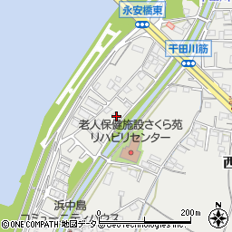 岡山県岡山市東区西大寺浜175周辺の地図
