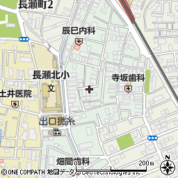 大阪府東大阪市吉松周辺の地図