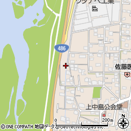岡山県総社市清音上中島85周辺の地図