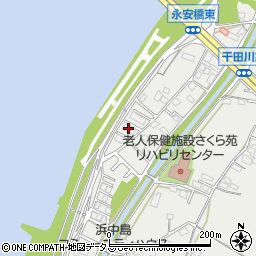 西大寺浜団地周辺の地図