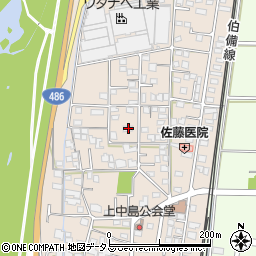 岡山県総社市清音上中島54周辺の地図