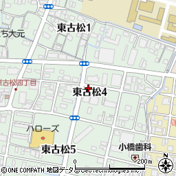 昭和ハイム東古松周辺の地図
