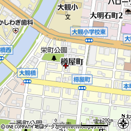 兵庫県明石市樽屋町11-13周辺の地図
