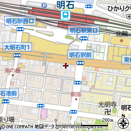 株式会社明石百貨店　らぽす周辺の地図