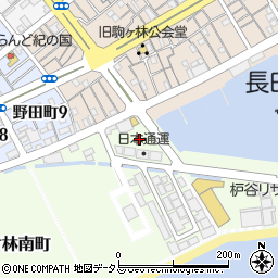 兵庫県神戸市長田区駒ケ林南町2周辺の地図